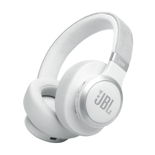 Compare JBL LIVE 770NC Wireless OverEar Headphones  White at KSA Price