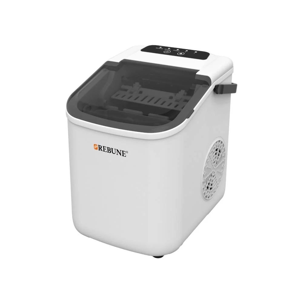 Compare Rebune Ice Maker, 112W, 1.6 Liter, Quietly Operating, Automatic Cleaning and UVsterilization to Ensure Perfect Purity Every Time, RE6044, White at KSA Price