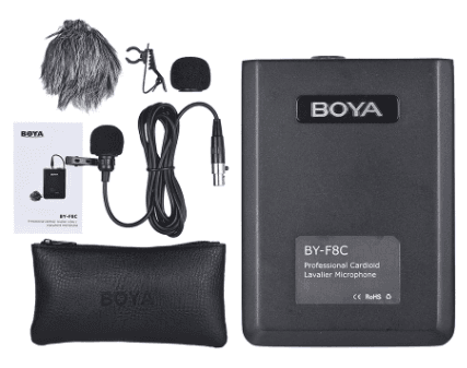 Boya Cardioid Lavalier Microphone BY- F8C for…