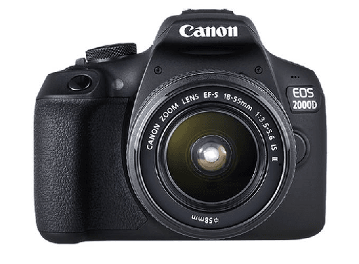 Compare Canon EOS 2000D DSLR Camera with EFS 1855mm DC III Lens – 24.1MP, Full HD Video, Builtin WiFi & NFC, 9Point AF & Creative Filters Bundle at KSA Price