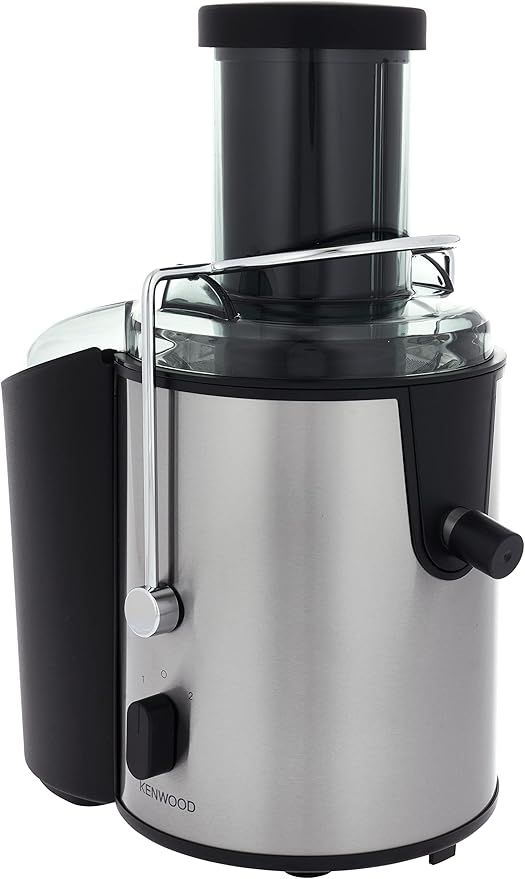 Compare Kenwood Juicer, 800W, 75mm Feeding Tube, 2 Speeds, Juice Container, 2L Pulp Container, Anti Drip, Safety Lock, JEM02.A0BK, Multicolor at KSA Price