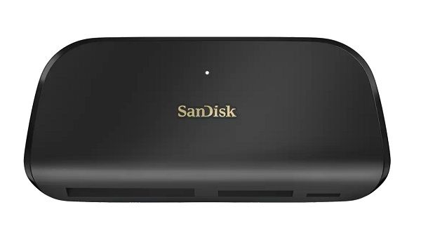 Compare SanDisk ImageMate PRO USBC MultiCard ReaderWriter – SD, microSD, and CompactFlash – Up to 312MBs Transfer Speed at KSA Price
