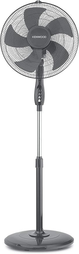 Compare Kenwood Stand Fan, 55W Cooling Power, 16”, 3 Speeds Setting, IFP55.A0SI, Silver at KSA Price