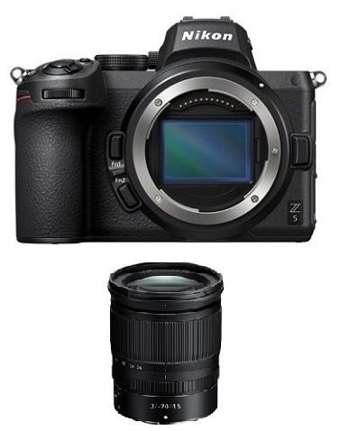 Compare Nikon Z5 Kit With 2470 F4 Lens, Full Frame Mirrorless Camera VOK040XM at KSA Price