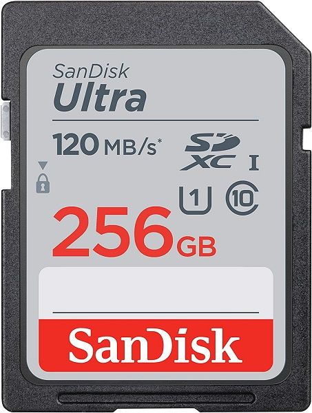 SanDisk 256GB Ultra SDXC UHS-I Memory Card (SDSDUN4-256G-GN6IN)