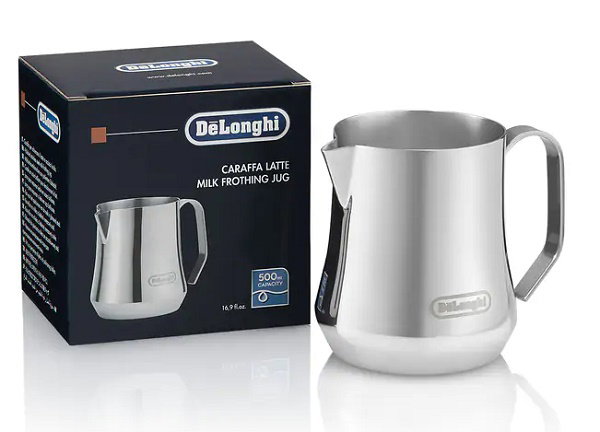 Delonghi Milk frothing jug 500ml, AS00000268, Stainless…