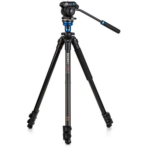 Benro Aluminum Tripod with S2 PRO 60mm Flat…