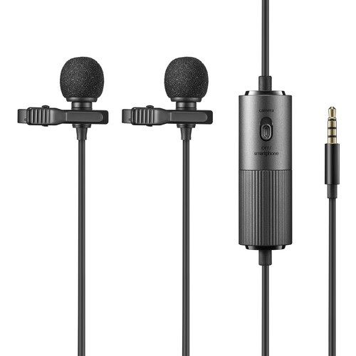 Compare Godox LMD40C Dual Omnidirectional Lavalier Microphone LMD40C at KSA Price