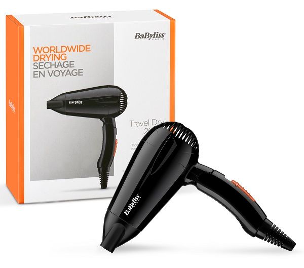 Compare Babyliss Hair Dryer, 2000W, 2 Speed Setting, 2 Heat  Setting, Dual Voltage, Concentrator nozzle, Folding Handle, 5344SDE at KSA Price