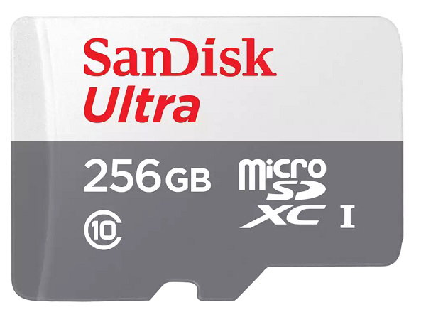 Compare SanDisk Ultra microSDHC 256GB 100MBs Class 10 UHSI  SDSQUNR256GGN3MN at KSA Price