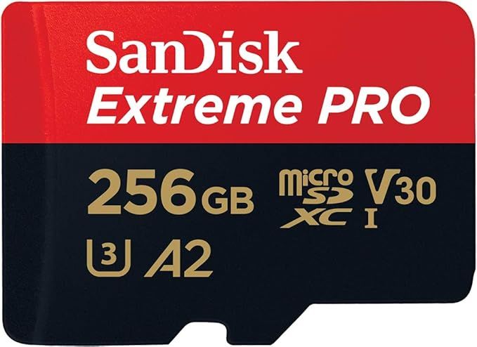 SanDisk Extreme Pro microSD UHS I Card 256GB…