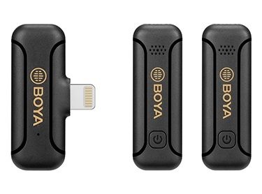 Compare Boya 2.4GHZ DualChannel Wireless Microphone System, USB Compatible with iOS Devices, BYWM3T2D2 at KSA Price