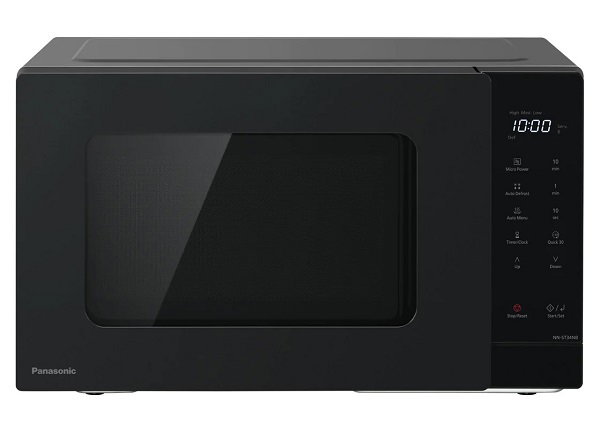 Compare Panasonic 25L Compact Solo Microwave Oven, 900W Push open, Autodefrost, Child safety lock, Touch Operation, Quick 30 function, NNST34NBSTK, Black at KSA Price