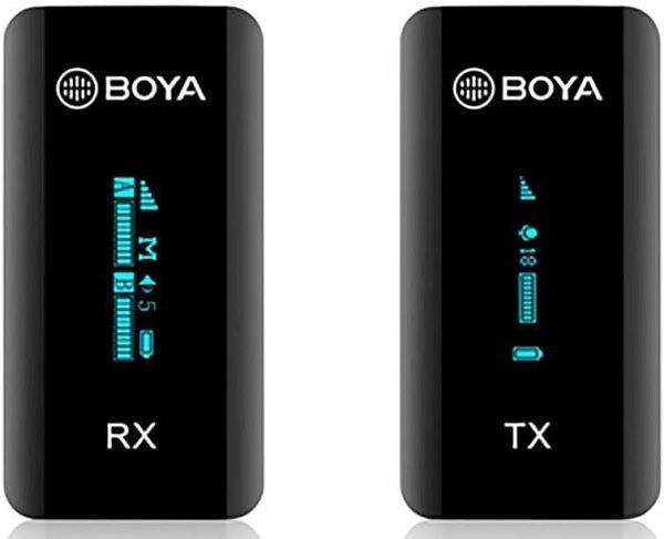 Boya Ultracompact 2.4GHz Dual-Channel Wireless Microphone…