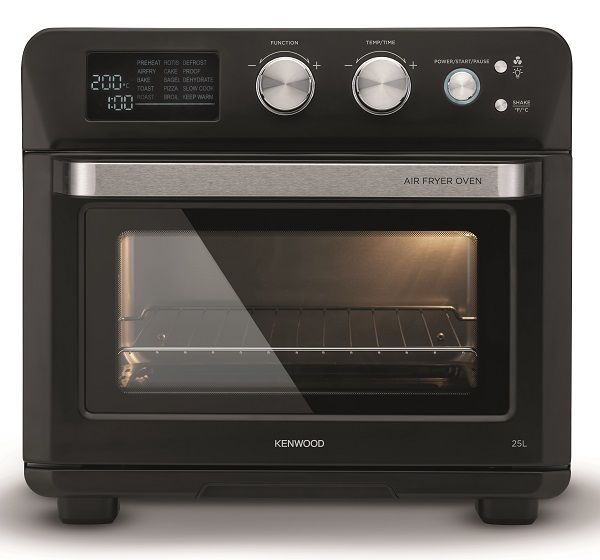 Compare Kenwood Oven 2 in 1, 1700W, 25L, Toaster, Air Fryer, Grill, Broiling, Baking, Defrosting, Heating, 15 Preset Cooking Function, Stainless Steel, MOA25.600BK, Black at KSA Price