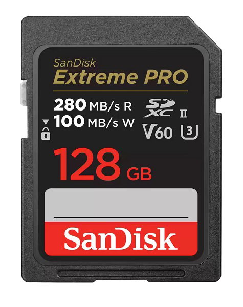 SanDisk Extreme PRO SDXC™ UHS-II Card 128GB (SDSDXEP-128G-GN4IN)