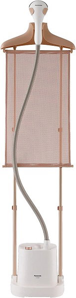 Compare Panasonic Garment Steamer, 2140W, 2L Tank, 50GMin, Dual Poles, Fabric Board, 3D Hanger, NIGWE080, White at KSA Price