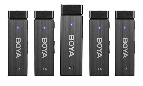 Boya Ultracompact 2.4GHz Wireless Microphone System…
