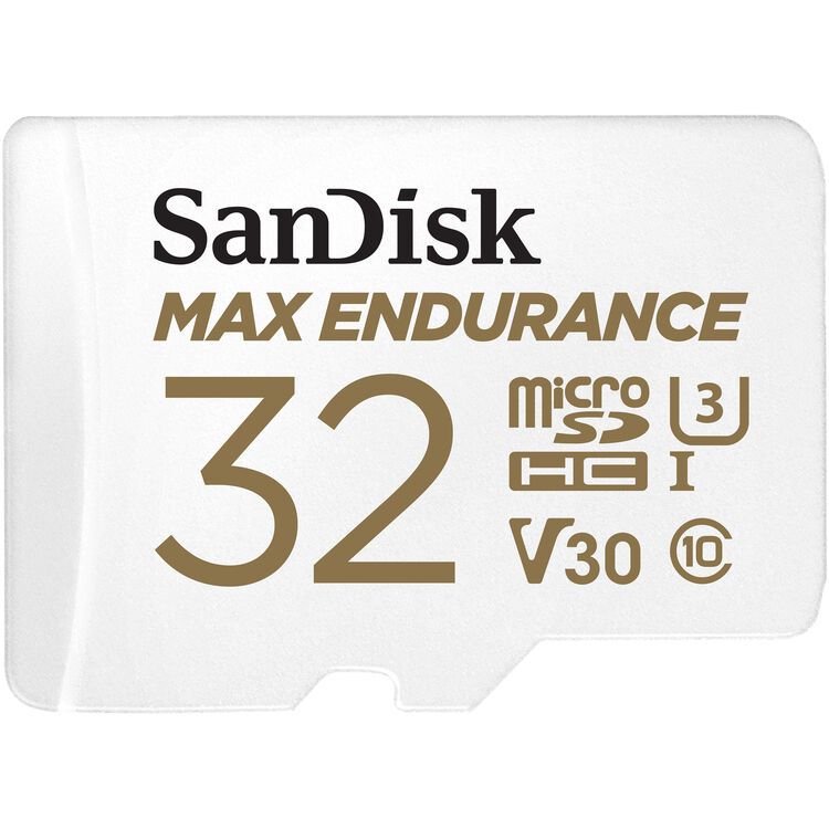 SanDisk MAX ENDURANCE microSD 32GB + SD Adapter…