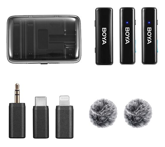 Boya BOYALINK All-in-one Design Wireless Microphone…