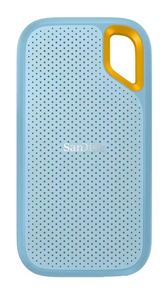 Compare SanDisk 1TB Extreme Portable SSD Sky Blue – Up to 1050MBs NVMe Speed, IP65 WaterDust Resistance, Rugged External Solid State Drive SDSSDE611T00G25B at KSA Price