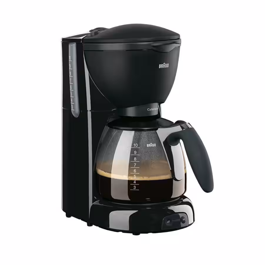 Compare Braun Coffee Maker, Pure Aroma, 1100W, 1.2L Capacity, 10 Cups, OptiBrew System, KF560, Black at KSA Price
