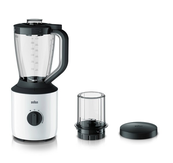 Compare Braun PowerBlend 3 Jug blender with Mill, JB3115WH at KSA Price