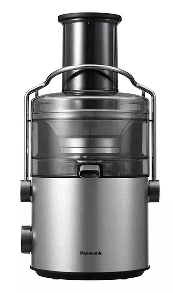 Compare Panasonic 3 in 1 Juicer Blender with Full Metal Spinner for Healthy Living, 1000W, 2 L LargeCapacity Juicer for Fresh, Smooth Juicing, Plastic Juice Container, MJCB800STZ, Silver at KSA Price