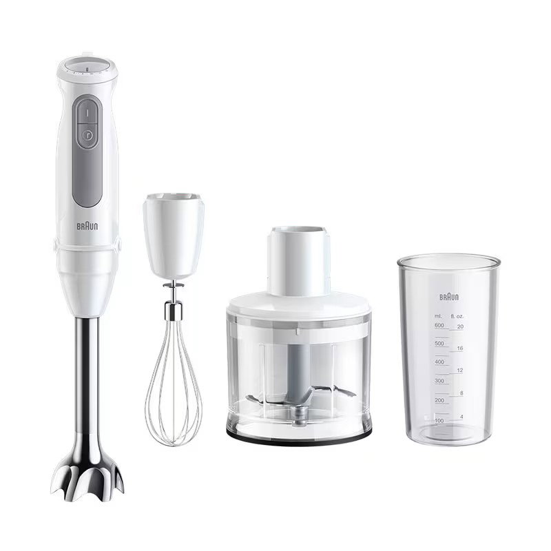Compare Braun Multi Quick 5, 1000W, 21 Speeds, 0.5L Chopper, 0.6L Beaker, Whisk, Splash Control Technology, MQ50236MWH, White at KSA Price