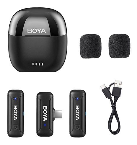 Compare Boya BYWM3TU2 Mini 2.4GHz Wireless Microphone BYWM3TU2 at KSA Price
