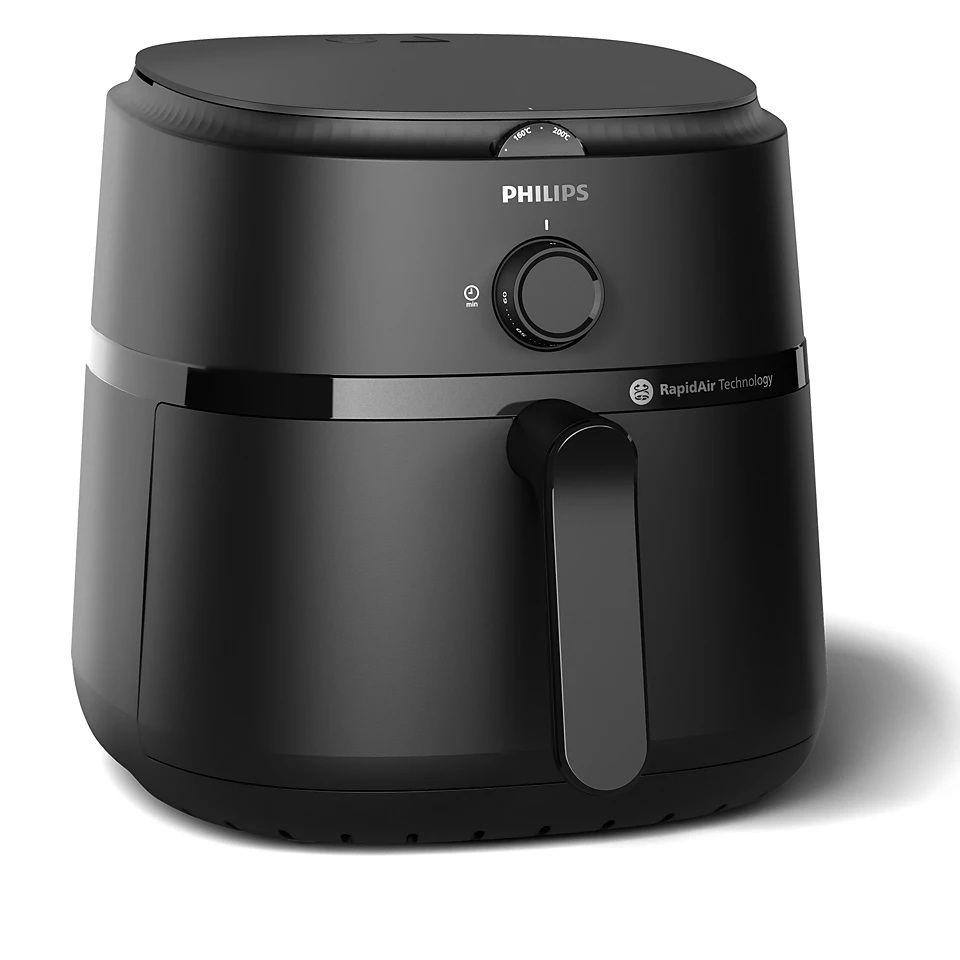 Compare Philips Airfryer XL, 1300W, 3.2L, Analogue, 12 Cooking Functions, Rapid Air Technology, NA110, Black at KSA Price