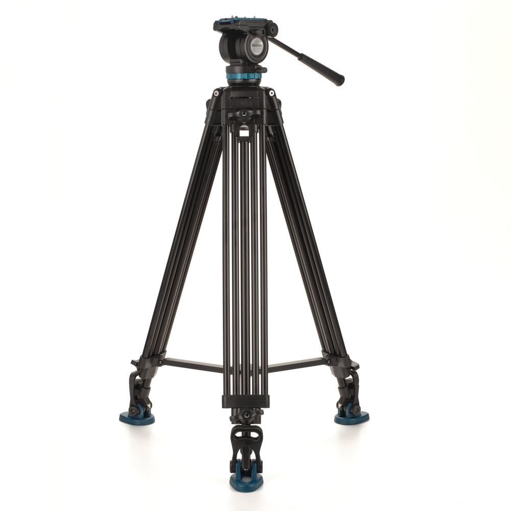 Compare Benro Video Tripod with Head, 6.8kg Payload, Continuous Pan Drag, AntiRotation Camera Plate, 184.5cm Maximum Height, KH26PC at KSA Price