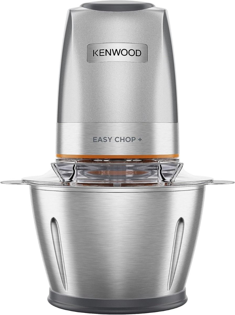 Compare Kenwood Chopper, 500W, Stainless Steel Bowl, 1.2L, Quad Blade, Ice Crush, 2 Speeds, Spatula, Storage Lid, CHP62.700SI, Silver at KSA Price