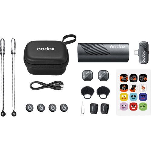 Compare Godox CubeS 2Person Wireless Microphone Kit2 2.4G, CUBESCKIT2 at KSA Price