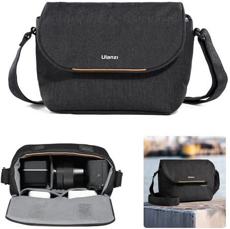 Compare Ulanzi Camera Sling Bag, Splashproof Bag with Removable Divider for DSLR Shoulder Storage Bag, F02 at KSA Price