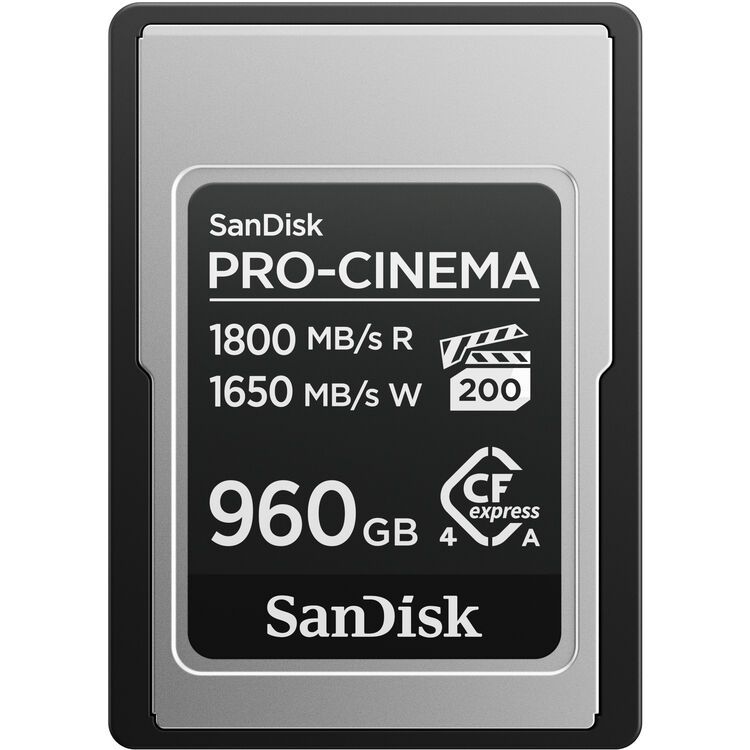 SanDisk PRO-CINEMA CFexpress Type A Card, 960GB,…