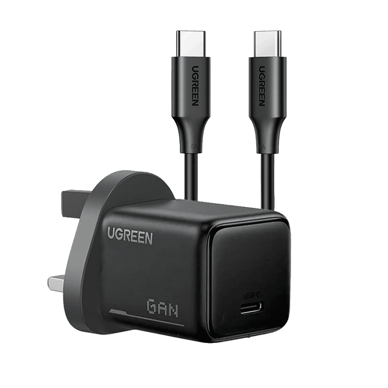 Ugreen Wall Charger GaN USB-C Port, 25W PD…