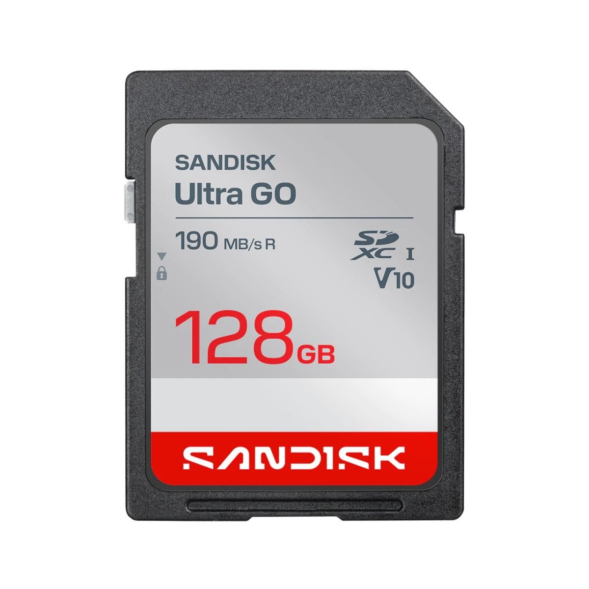 Compare SANDISK Ultra GO, SD UHSI, 128 GB, Up to 190MBs, for Digital Cameras, Full HD, C10, SDSDUGN128GGN6IN at KSA Price