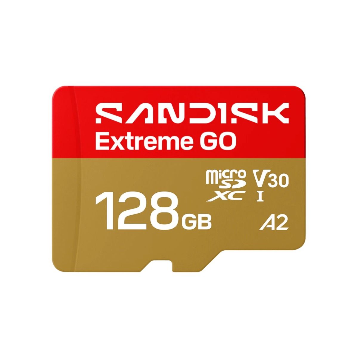 Compare SanDisk Extreme Go microSD UHSI Card, 128GB MicroSD, 240MBs Read, 120MBs Write, SDSQXGN128GGN6MN at KSA Price