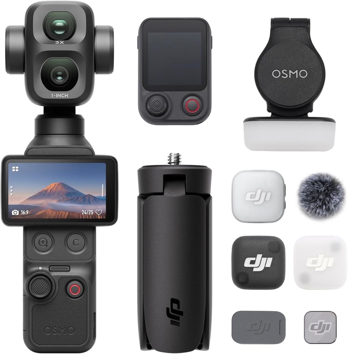 DJI Osmo Pocket 4P Vlog Combo, Vlog Camera with…