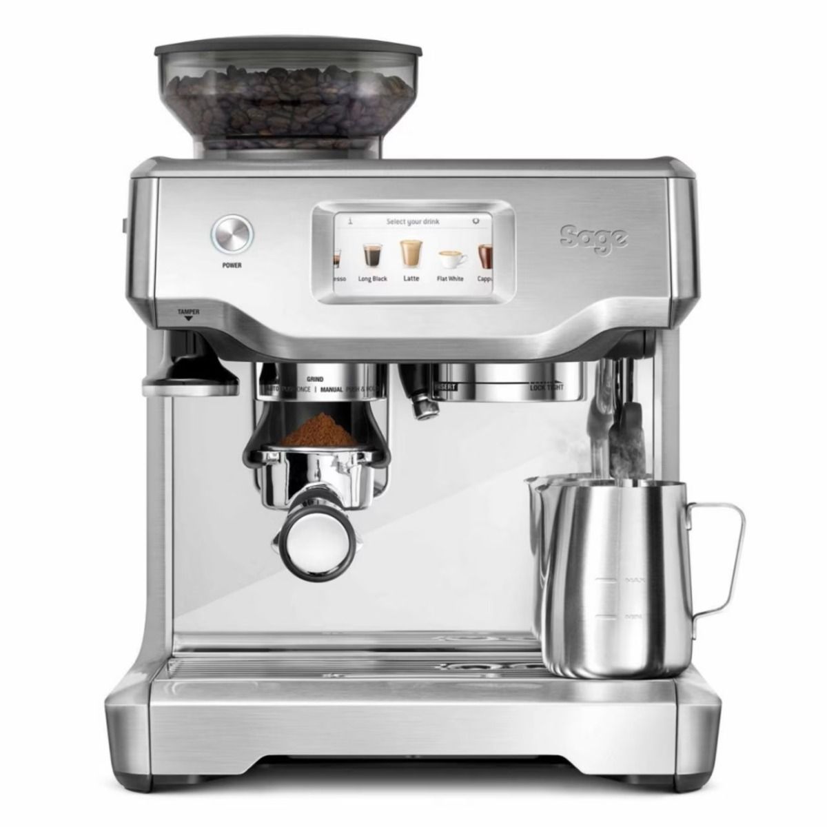 Sage The Barista Touch Espresso Machine, Free microfoam,ThermoJet…