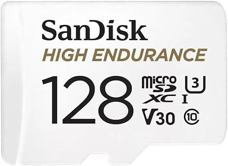 Compare SanDisk High Endurance microSD 128GB + SD Adapter  for dash cams & home monitoring, up to 10,000 Hours, Full HD  4K videos, up to 10040 MBs ReadWrite speeds, C10, U3, V30, SDSQQNR128GGN6IA at KSA Price