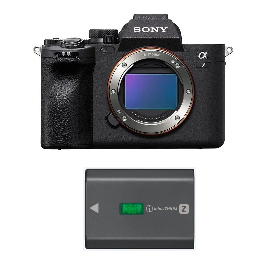 Compare Sony α7R V FullFrame HighResolution Camera, ILCE7RM5 + Sony Zseries Rechargeable Battery Pack, NPFZ100 at KSA Price