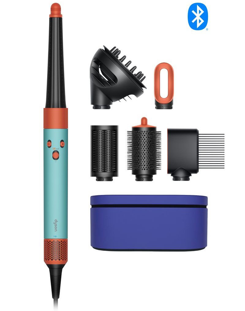 Compare Dyson Airwrap MultiStyler & Dryer Curly & Coily,1300 Watts, Bluetooth Enabled, 3 Settings, Hot & Cold Function, for Perfect Curls, Ceramic PatinaTopaz at KSA Price