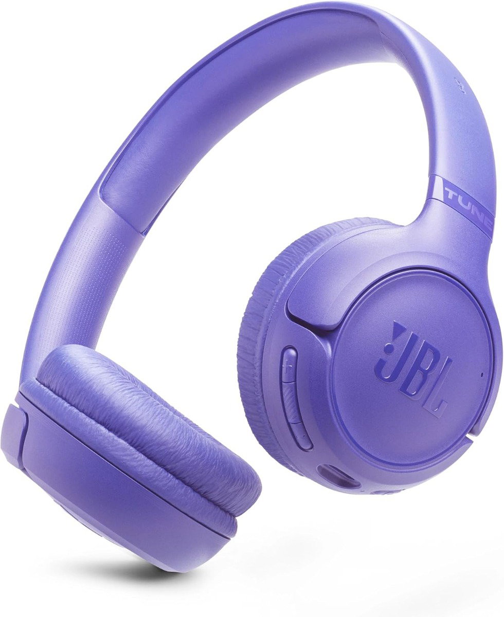 Compare JBL Tune 530BT Wireless OnEar Bluetooth Headphones with Pure Bass Sound, 76H Battery Life, Dual Beamforming Mics, MultiPoint Bluetooth 6.0, Foldable & Lightweight, T530BTLAVEU, Lavender at KSA Price