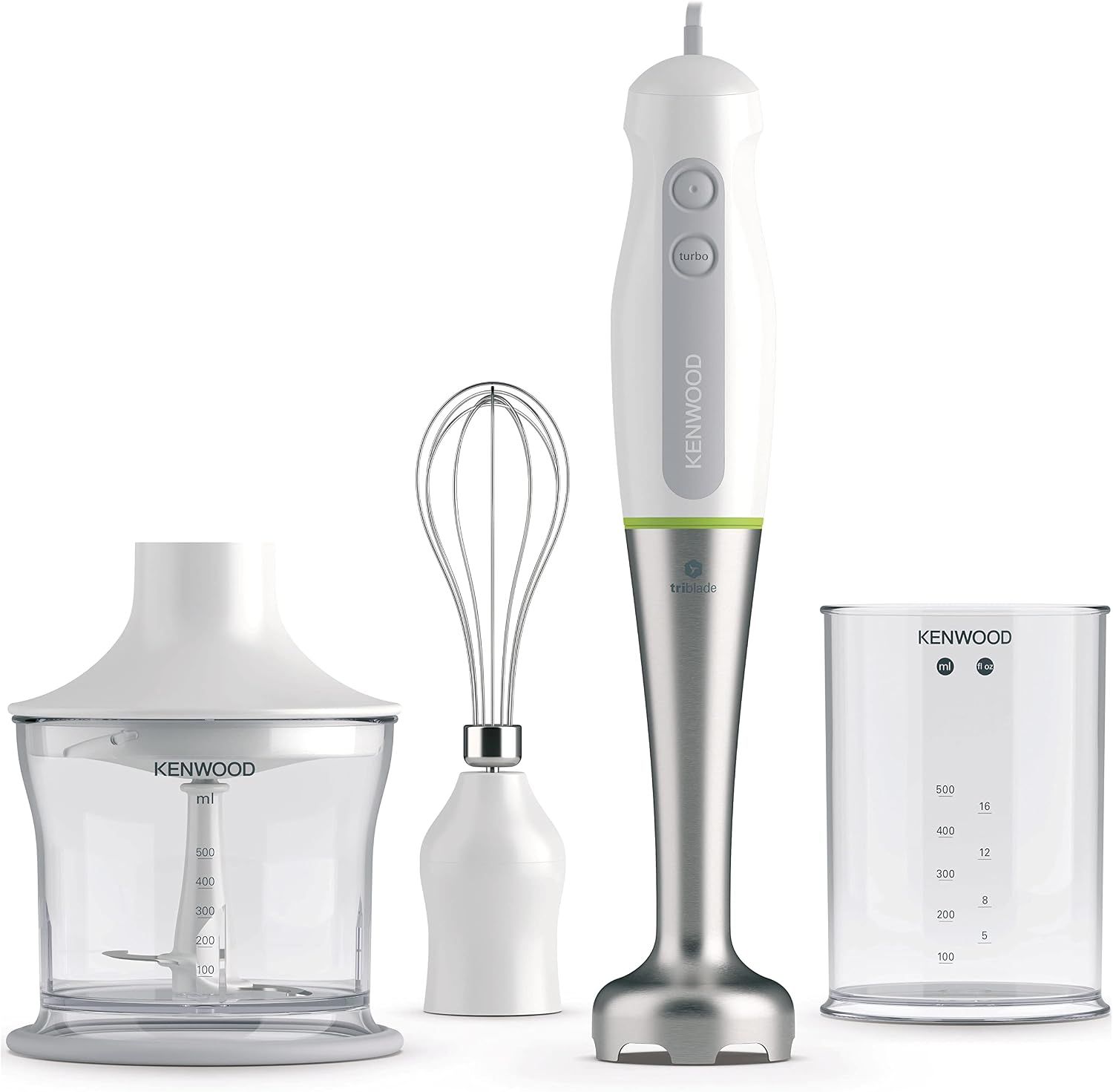 Kenwood Triblade Hand Blender, 600W, Stainless Steel…