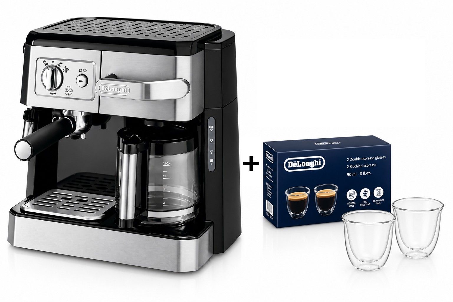 De'Longhi Combi, Manual Coffee Machine, Pump Espresso…