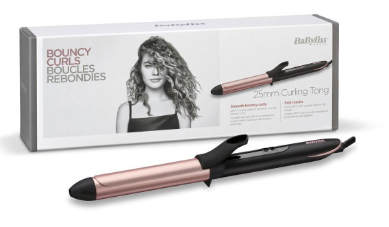 Compare Babyliss Hair Curlers, Up to 210°, 6 Heat Settings, 25mm Barrel, Quartz Ceramic Coated Finish, Ultra Fast Heat Up, Auto Shut Off, Heat Glove, Heat Mat, C451SDE, Black at KSA Price