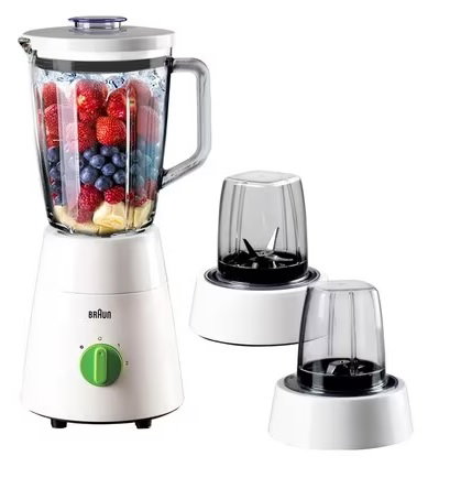Braun Blender 3 in 1, 500W, 1.75L, Glass…