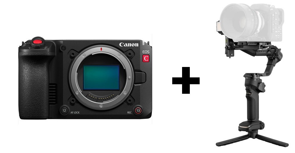 Compare Canon 7K Full Frame sensor, Open Gate RAW recording, 32MP stills, Free Gift Zhiyun Crane 4 Gimbal, EOSC50, Black at KSA Price